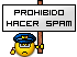 prohibido hacer Spam